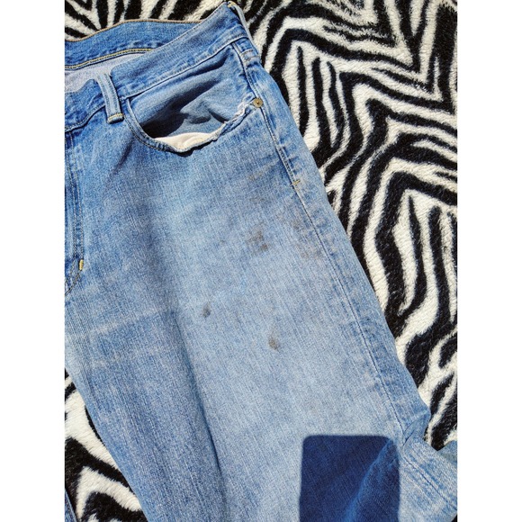 Vintage Polo Jeans Ralph Lauren Denim Mens 35x30 Loose Fit‎ Y2K Lightwash - Picture 7 of 14